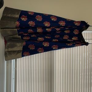 This is an Indian skirt with a lot of flare